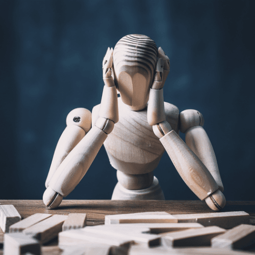 Person receiving anxiety therapy in a calm mental health clinic in Amman and Irbid, Jordan.